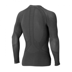 ACCAPI ТЕРМОРЕГЛАН ERGOWOOL MEN'S LONG SLEEVE SHIRT BLACK ANTHRACITE ACCXA801.9966