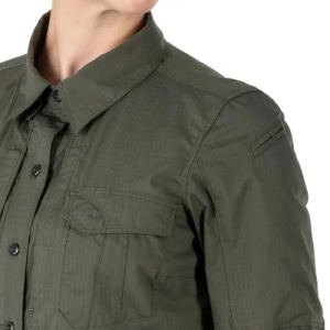 5.11 РУБАШКА ТАКТИЧЕСКАЯ WOMEN'S STRYKE LONG SLEEVE SHIRT TDU GREEN 62404ABR-190