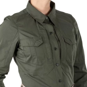 5.11 РУБАШКА ТАКТИЧЕСКАЯ WOMEN'S STRYKE LONG SLEEVE SHIRT TDU GREEN 62404ABR-190