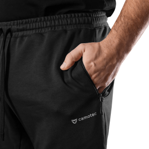CAMO-TEC СПОРТИВНИЙ КОСТЮМ FITPRO ZIP BLACK 8540