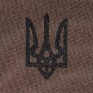 P1G-TAC СВІТШОТ ЗИМОВИЙ ТРИЗУБ LOGO BROWN UA281-29911-BR-TRL