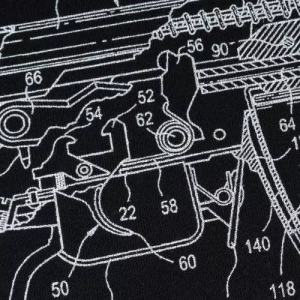 P1G-TAC СВИТШОТ ЗИМНИЙ AK-47 COMBAT BLACK UA281-29911-BK-AK