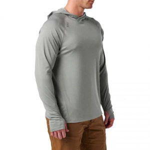5.11 РЕГЛАН SULLI UV HOODED LONG SLEEVE OVERCAST GREY HEATHER 42199-1129