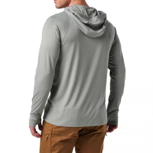 5.11 РЕГЛАН SULLI UV HOODED LONG SLEEVE OVERCAST GREY HEATHER 42199-1129