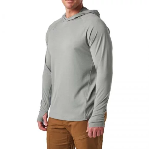 5.11 РЕГЛАН SULLI UV HOODED LONG SLEEVE OVERCAST GREY HEATHER 42199-1129