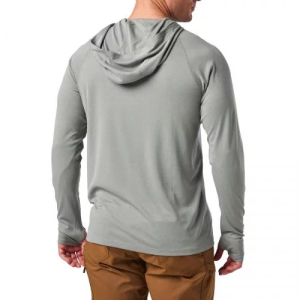 5.11 РЕГЛАН SULLI UV HOODED LONG SLEEVE OVERCAST GREY HEATHER 42199-1129