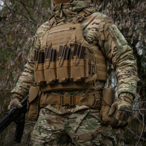 M-TAC ПЕРЕДНЯЯ ПАНЕЛЬ ДЛЯ ЧЕХЛА БРОНЕЖИЛЕТА STURM НА 4 МАГАЗИНА COYOTE