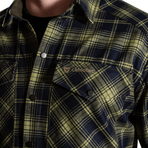 CAMO-TEC РУБАШКА БУРЕВІЙ LOGO TAN LIME GREEN-NAVY 8659