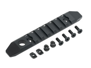 WADSN 7-СЛОТОВА АЛЮМІНІЄВА РЕЙКА MLOCK – KEYMOD BLACK HS2547