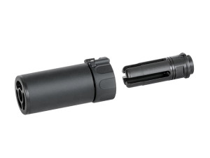 5KU ГЛУШИТЕЛЬ РЕПЛИКА QD 90MM SPECIAL FORCE BLACK HS2861