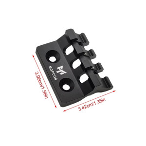 MGPCQB КРІПЛЕННЯ 45 ГРАДУСІВ ПІКАТІННІ ПІД ЛІХТАР MLOK BLACK HS2828