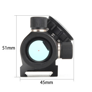 THETA OPTICS ПРИЦЕЛ КОЛЛИМАТОРНЫЙ RUGGED A1 MINI 1X21 BLACK HS2699
