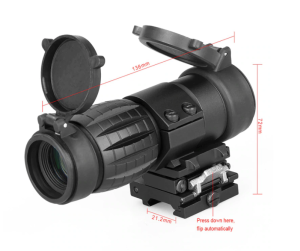 VECTOR OPTICS МАГНИФАЕР 3X MAGNIFIER BLACK HS1353