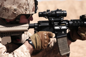 THETA OPTICS ПРИЦІЛ КОЛІМАТОРНИЙ ACOG 4X32 EM BLACK HS2347