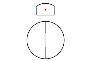 THETA OPTICS ПРИЦЕЛ ОПТИЧЕСКИЙ 4X32 RDT12 BLACK HS2668