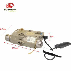 ELEMENT ТАКТИЧЕСКИЙ БЛОК AN PEQ-15 ЛАЗЕР СО СВЕТОДИОДНЫМ ФОНАРЕМ TAN HS1462