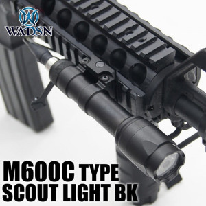 WADSN ТАКТИЧЕСКИЙ СВЕТОДИОДНЫЙ ФОНАРЬ SUREFIRE M600 340 ЛЮМЕН EX072 BLACK HS0513