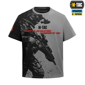 M-TAC ФУТБОЛКА WARRIOR OVERSIZE LIGHT GREY