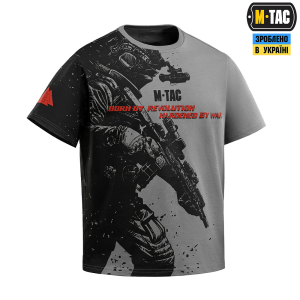 M-TAC ФУТБОЛКА WARRIOR OVERSIZE LIGHT GREY