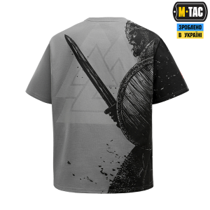 M-TAC ФУТБОЛКА WARRIOR OVERSIZE LIGHT GREY