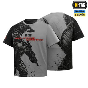M-TAC ФУТБОЛКА WARRIOR OVERSIZE LIGHT GREY