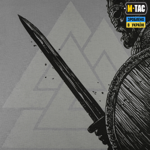 M-TAC ФУТБОЛКА WARRIOR OVERSIZE LIGHT GREY