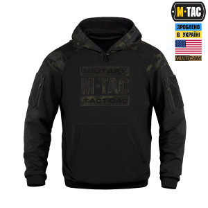 M-TAC КОФТА HOODIE COMBAT BLACK EDITION BLACK MULTICAM