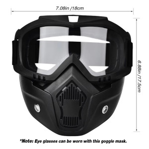 AIRSOFT МАСКА ЗАЩИТНАЯ ПЛАСТИКОВАЯ BLACK HS2737