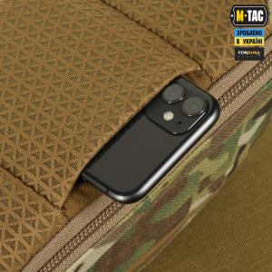 M-TAC СУМКА SPHAERA HARDSLING BAG LARGE З ЛИПУЧКОЮ ELITE MULTICAM