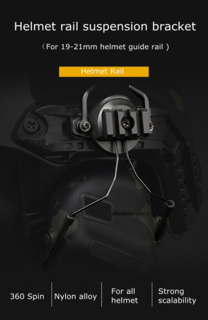 DE КРЕПЛЕНИЕ НАУШНИКОВ FAST RAIL GEN.2 TAN HS1402