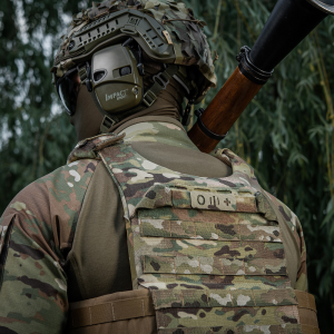 M-TAC НАШИВКА ГРУППА КРОВИ O (I) + СКВОЗНАЯ LASER CUT 25Х80 MULTICAM