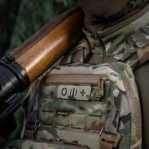 M-TAC НАШИВКА ГРУППА КРОВИ O (I) + СКВОЗНАЯ LASER CUT 25Х80 MULTICAM