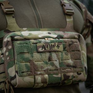 M-TAC НАШИВКА ГРУППА КРОВИ A (II) + СКВОЗНАЯ LASER CUT 25Х80 MULTICAM
