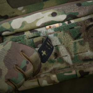 M-TAC НАШИВКА ГРУППА КРОВИ A (II) + СКВОЗНАЯ LASER CUT 25Х80 MULTICAM
