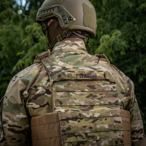 M-TAC НАШИВКА ГРУППА КРОВИ B (III) + СКВОЗНАЯ LASER CUT 25Х80 MULTICAM
