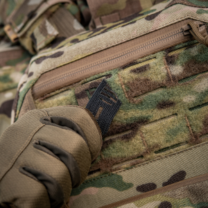 M-TAC НАШИВКА ГРУППА КРОВИ B (III) + СКВОЗНАЯ LASER CUT 25Х80 MULTICAM