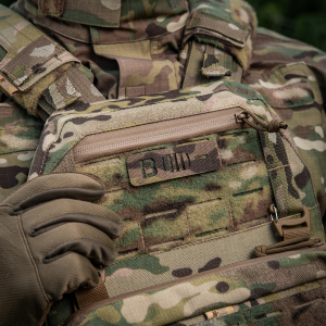M-TAC НАШИВКА ГРУППА КРОВИ B (III) + СКВОЗНАЯ LASER CUT 25Х80 MULTICAM
