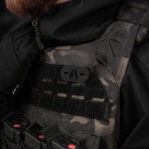 M-TAC НАШИВКА ГРУПА КРОВІ -A- НАСКРІЗНА LASER CUT BLACK