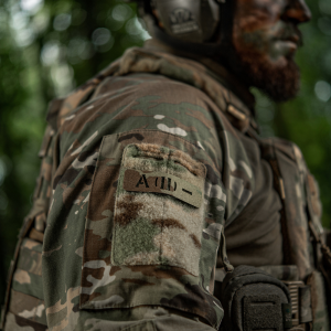 M-TAC НАШИВКА ГРУППА КРОВИ A (II) - СКВОЗНАЯ LASER CUT 25Х80 MULTICAM