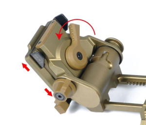 SOTAC КРЕПЛЕНИЕ ДЛЯ ПНВ WILCOX L4 G24 DARK EARTH HS1453