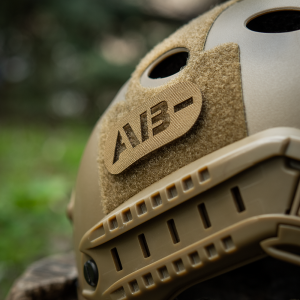M-TAC НАШИВКА ГРУППА КРОВИ AB- СКВОЗНАЯ LASER CUT COYOTE