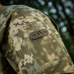M-TAC НАШИВКА ГРУППА КРОВИ -A- СКВОЗНАЯ LASER CUT RANGER GREEN