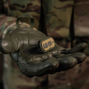 M-TAC MOLLE PATCH ГРУПА КРОВІ AB (IV) - PVC RANGER GREEN