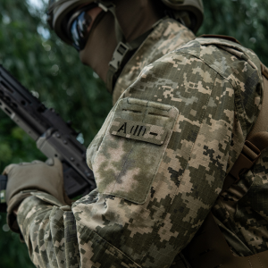 M-TAC НАШИВКА ГРУППА КРОВИ A (II) - СКВОЗНАЯ LASER CUT 25Х80 MM14