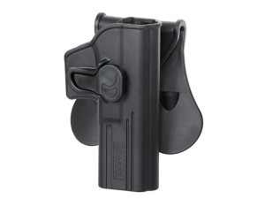 AMOMAX КОБУРА ПЛАСТИКОВАЯ FASTDRAW ДЛЯ GLOCK 17 18 19 BLACK HS0136