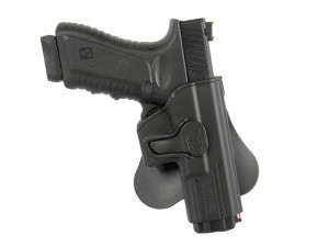 AMOMAX КОБУРА ПЛАСТИКОВАЯ FASTDRAW ДЛЯ GLOCK 19 BLACK HS1035