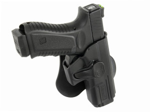 AMOMAX КОБУРА ПЛАСТИКОВАЯ FASTDRAW ДЛЯ GLOCK 19 BLACK HS1035