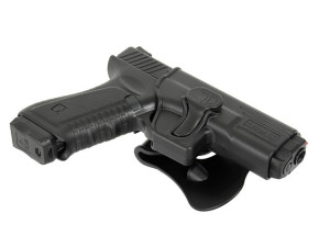 AMOMAX КОБУРА ПЛАСТИКОВАЯ FASTDRAW ДЛЯ GLOCK 19 BLACK HS1035