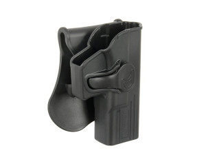 AMOMAX КОБУРА ПЛАСТИКОВАЯ FASTDRAW ДЛЯ GLOCK 19 BLACK HS1035