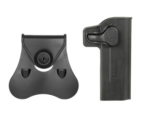 AMOMAX КОБУРА ПЛАСТИКОВАЯ FASTDRAW ДЛЯ HI-CAPA BLACK HS2863